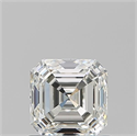 Diamante Natural 0.93 quilates, Asscher , Color I, claridad VVS1 y certificado GIA