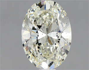 Picture of Natural Diamond 1.01 Carats, Oval with  Cut, K Color, SI2 Clarity and Certified by GIA