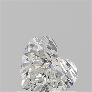 Picture of Natural Diamond 0.56 Carats, Heart with  Cut, I Color, SI1 Clarity and Certified by GIA