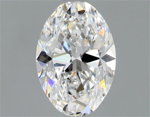 Picture of Natural Diamond 0.90 Carats, Oval with  Cut, D Color, VVS1 Clarity and Certified by GIA