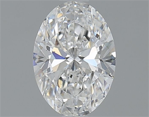 Foto Diamante Natural 1.00 quilates, Ovalado , Color F, claridad SI1 y certificado GIA de