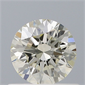 Natural Diamond 0.50 Carats, Round with Excellent Cut, M Color, VVS2 Clarity and Certified by GIA