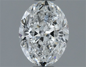 Foto Diamante Natural 1.01 quilates, Ovalado , Color F, claridad SI2 y certificado IGI de