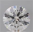 Del inventario de diamantes de laboratorio, 2.07 quilates, Redondo , Color E, claridad VVS2 y certificado IGI