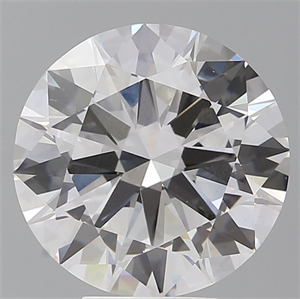 Picture of Lab Grown Diamond 6.05 Carats, Round with Excellent Cut, E Color, VS1 Clarity and Certified by IGI