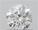 Diamante Natural 0.50 quilates, Redondo , Color F, claridad SI1 y certificado GIA