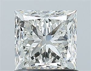 Picture of Natural Diamond 1.01 Carats, Princess with  Cut, I Color, VS2 Clarity and Certified by GIA