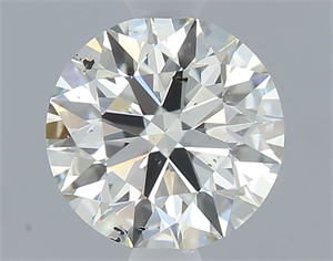 Foto Diamante Natural 0.75 quilates, Redondo , Color K, claridad SI2 y certificado GIA de