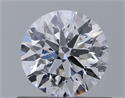 Natural Diamond 0.60 Carats, Round with Excellent Cut, D Color, SI2 Clarity and Certified by GIA