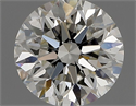 Natural Diamond 1.01 Carats, Round with Excellent Cut, H Color, VS1 Clarity and Certified by IGI