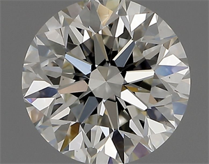 Picture of Natural Diamond 1.01 Carats, Round with Excellent Cut, H Color, VS1 Clarity and Certified by IGI