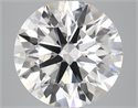Lab Grown Diamond 3.91 Carats, Round with Ideal Cut, D Color, VS2 Clarity and Certified by IGI