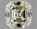Diamante Natural 1.02 quilates, Asscher , Color N, claridad VVS1 y certificado GIA