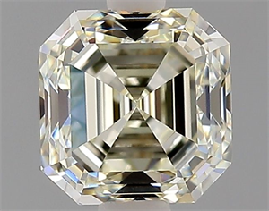 Foto Diamante Natural 1.02 quilates, Asscher , Color N, claridad VVS1 y certificado GIA de