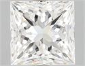 Natural Diamond 1.70 Carats, Princess with  Cut, I Color, VS2 Clarity and Certified by GIA