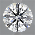 Lab Grown Diamond 3.07 Carats, Round with Ideal Cut, E Color, VVS2 Clarity and Certified by IGI
