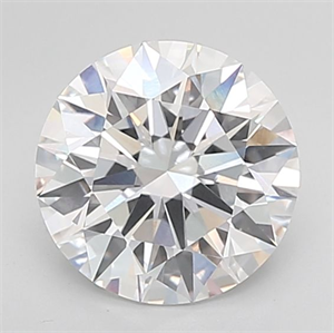 Picture of Lab Grown Diamond 3.56 Carats, Round with Ideal Cut, D Color, VVS2 Clarity and Certified by IGI