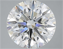 Natural Diamond 4.01 Carats, Round with Excellent Cut, G Color, SI1 Clarity and Certified by GIA