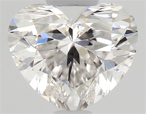 Picture of Natural Diamond 0.50 Carats, Heart with  Cut, G Color, SI1 Clarity and Certified by GIA