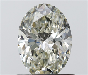 Picture of Natural Diamond 0.70 Carats, Oval with  Cut, J Color, VVS2 Clarity and Certified by IGI