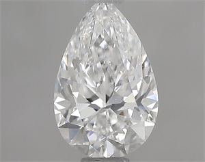 Picture of Natural Diamond 0.70 Carats, Pear with  Cut, E Color, SI2 Clarity and Certified by GIA