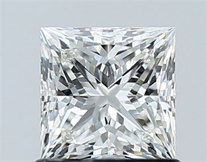 Foto Diamante Natural 1.01 quilates, Princesa , Color H, claridad IF y certificado GIA de