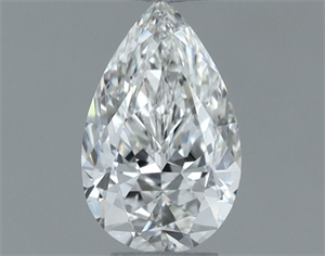 Picture of Natural Diamond 0.31 Carats, Pear with  Cut, G Color, VVS2 Clarity and Certified by GIA