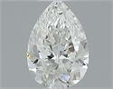 Natural Diamond 0.40 Carats, Pear with  Cut, H Color, VS1 Clarity and Certified by GIA
