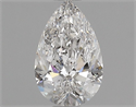 Natural Diamond 0.71 Carats, Pear with  Cut, F Color, SI1 Clarity and Certified by GIA