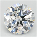 Del inventario de diamantes de laboratorio, 2.70 quilates, Redondo , Color D, claridad VVS1 y certificado IGI