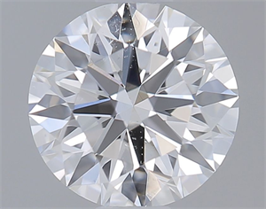 Foto Diamante Natural 0.57 quilates, Redondo , Color E, claridad SI1 y certificado GIA de