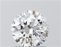 Lab Grown Diamond 1.05 Carats, Round with Ideal Cut, E Color, VVS2 Clarity and Certified by IGI