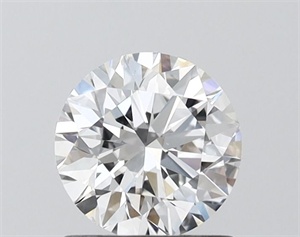 Picture of Lab Grown Diamond 1.05 Carats, Round with Ideal Cut, E Color, VVS2 Clarity and Certified by IGI