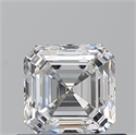 Natural Diamond 0.75 Carats, Asscher with  Cut, E Color, VS1 Clarity and Certified by GIA