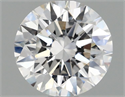 Lab Grown Diamond 1.10 Carats, Round with Ideal Cut, D Color, VVS2 Clarity and Certified by IGI