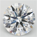 Lab Grown Diamond 4.09 Carats, Round with Ideal Cut, D Color, VVS1 Clarity and Certified by IGI