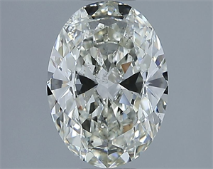 Foto Diamante Natural 1.40 quilates, Ovalado , Color J, claridad SI1 y certificado IGI de