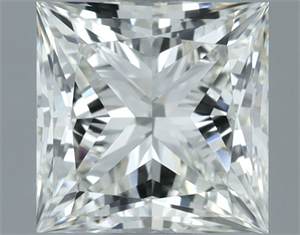 Picture of Natural Diamond 1.00 Carats, Princess with  Cut, H Color, VVS1 Clarity and Certified by IGI