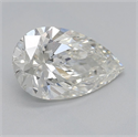 Natural Diamond 1.01 Carats, Pear with  Cut, J Color, SI2 Clarity and Certified by GIA