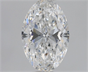 Natural Diamond 1.01 Carats, Oval with  Cut, D Color, IF Clarity and Certified by GIA
