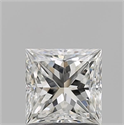 Natural Diamond 1.01 Carats, Princess with  Cut, H Color, VVS2 Clarity and Certified by GIA