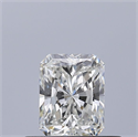 Natural Diamond 0.41 Carats, Radiant with  Cut, H Color, VVS1 Clarity and Certified by GIA