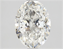 Natural Diamond 1.71 Carats, Oval with  Cut, F Color, VVS1 Clarity and Certified by GIA