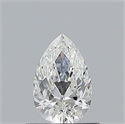 Natural Diamond 0.53 Carats, Pear with  Cut, G Color, VVS2 Clarity and Certified by GIA