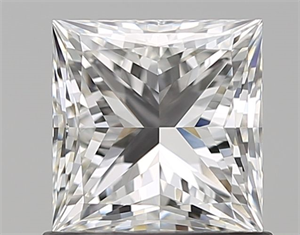 Foto Diamante Natural 1.01 quilates, Princesa , Color G, claridad IF y certificado GIA de