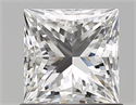 Natural Diamond 1.01 Carats, Princess with  Cut, G Color, IF Clarity and Certified by GIA