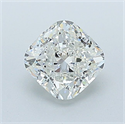 Natural Diamond 0.82 Carats, Cushion with  Cut, I Color, VVS1 Clarity and Certified by GIA
