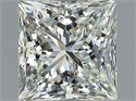 Natural Diamond 1.01 Carats, Princess with  Cut, J Color, VVS2 Clarity and Certified by GIA