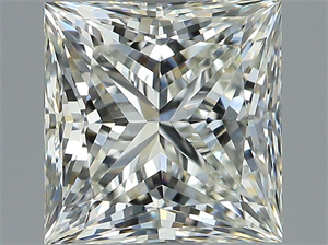 Picture of Natural Diamond 1.01 Carats, Princess with  Cut, J Color, VVS2 Clarity and Certified by GIA