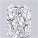 Natural Diamond 3.01 Carats, Radiant with  Cut, E Color, SI1 Clarity and Certified by GIA